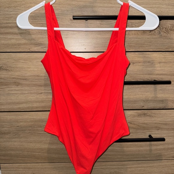 SKIMS Red One Piece Swimsuit - Picture 5 of 6